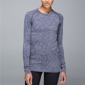 Lululemon Rest Less Pullover Heathered Cadet Blue